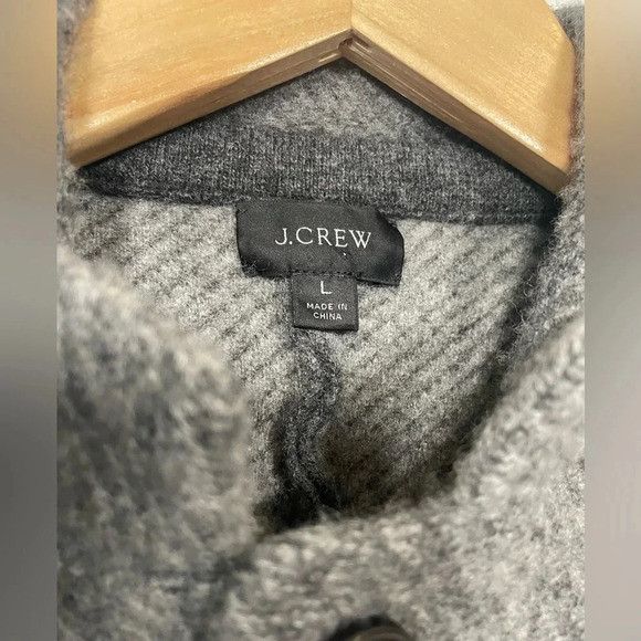 J.Crew Wool-Blend Button-Up Cardigan Sweater - Size L . Cozy ! - Picture 3 of 17